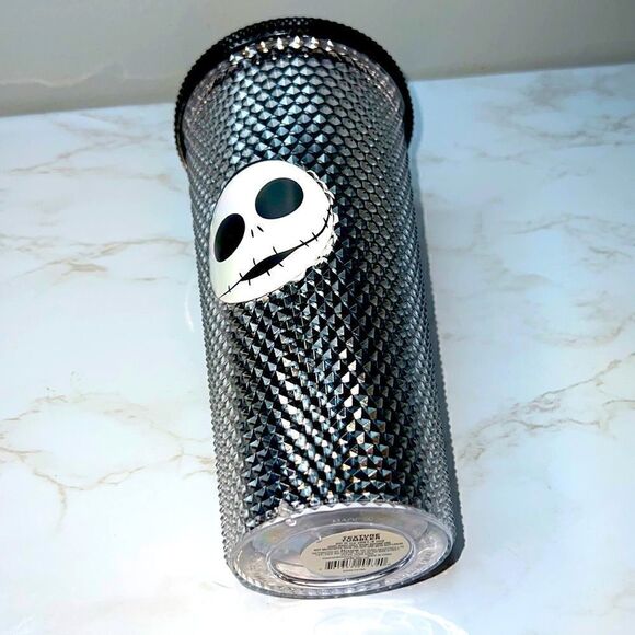 The Nightmare Before Christmas Jack Skellington 20 oz. Studded Tumbler - HTF! - Picture 6 of 7